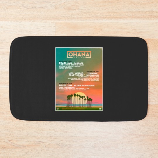 Discover OHANA MUSIC FESTIVAL 2024 Bath Mats
