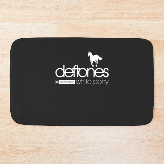 Discover Deftone White Pony 20th Anniversary Bath Mats