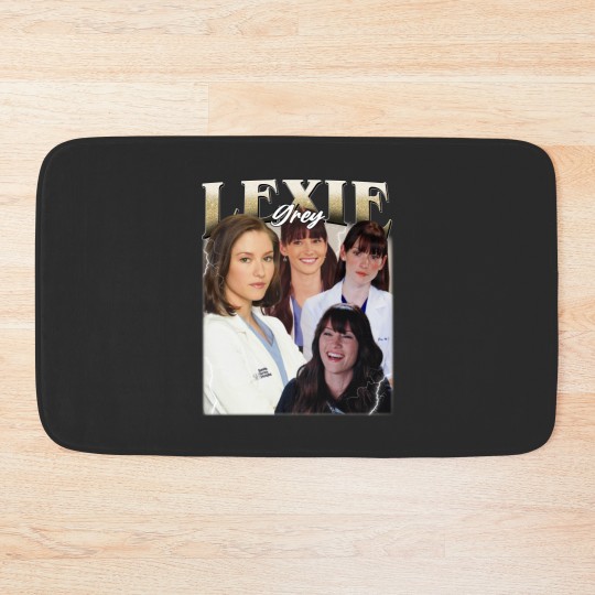 Discover Lexie Grey Vintage Bath Mats, Gift For Woman and Man Unisex Bath Mats