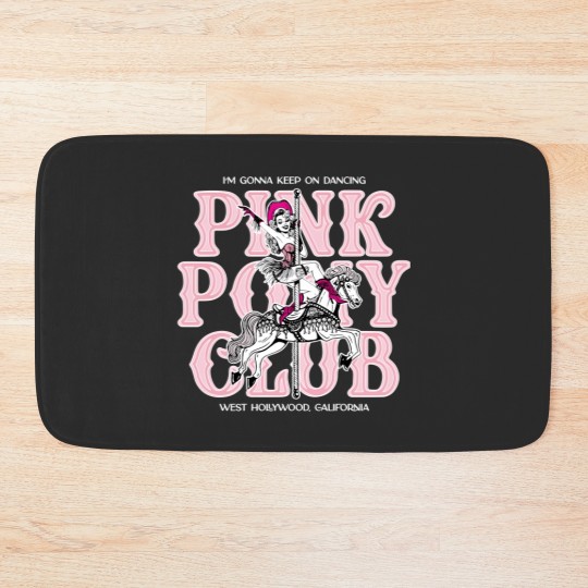 Discover Pink Pony Club Unisex Jersey Short Sleeve Bath Mats, Chappell Roan Fan Bath Mats