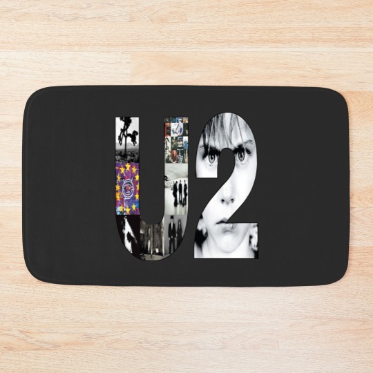 Discover U2 Band 90s Vintage Bath Mats, Achtung Baby U2 Tour 2023 Bath Mats