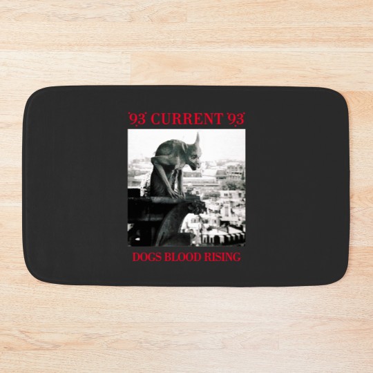 Discover 93-current-dogs-blood-rising Bath Mats