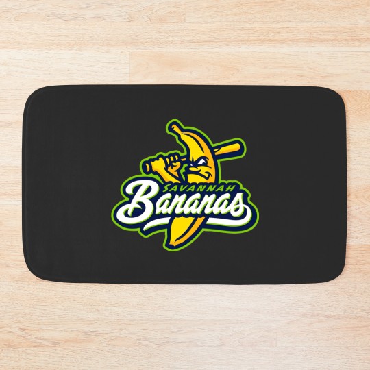 Discover Coastal plain league savanah banana logo Bath Mats
