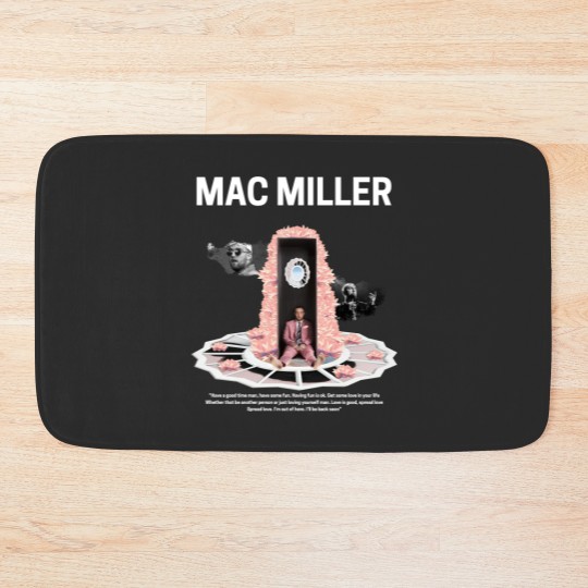 Discover Mac Miller Self Care Vintage Bath Mats