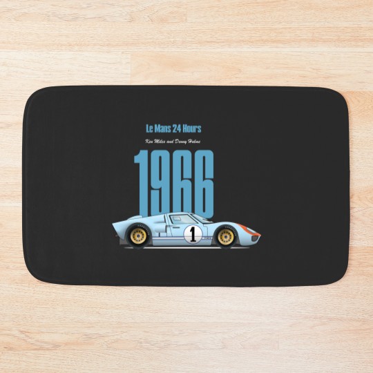 Discover GT40 Ken Miles 1966 Bath Mats