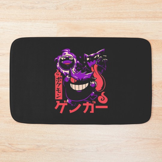 Discover Gengar Inspired Bath Mat