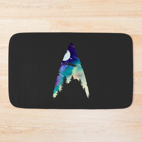 Discover The Next Generation Starfleet Galactic Insignia Bath Mats