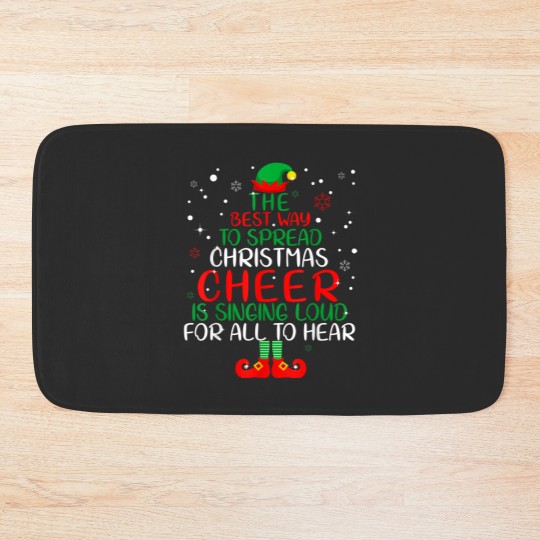 Discover Elf The Best Way To Spread Christmas Cheer Bath Mats