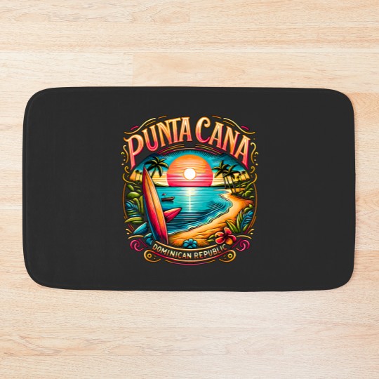 Discover Punta Cana Dominican Republic Vacation Beach Bath Mats