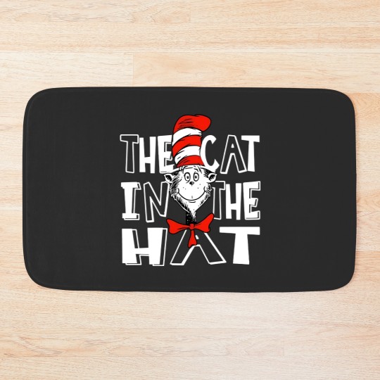 Discover Seuss Geisel Bath Mats The Cat in stovepipe hat Teacher School Bath Mats