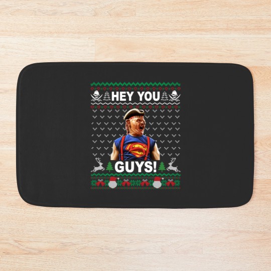Discover Hey You Guys Movie Quotes Bath Mats, Sloth Goonies Funny Christmas Bath Mats