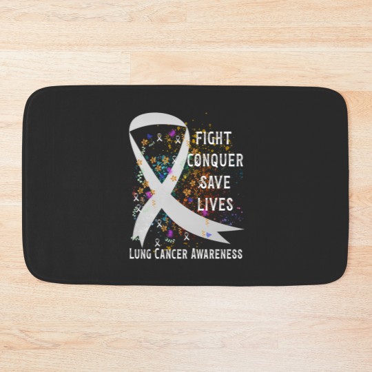 Discover Lung Cancer - Lung Cancer Awareness - Bath Mats