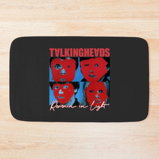 Discover Vintage Talking Heads Remain in Light Bath Mats - Talking Heads Bath Mats