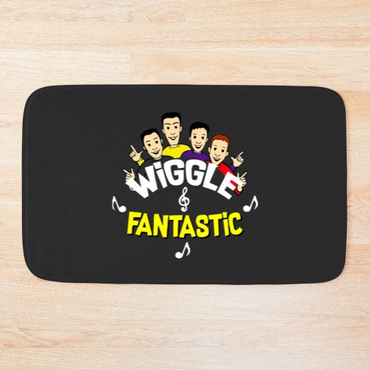 Discover the wiggles, wiggles, the wiggles stuff, song, , ilustration Bath Mats