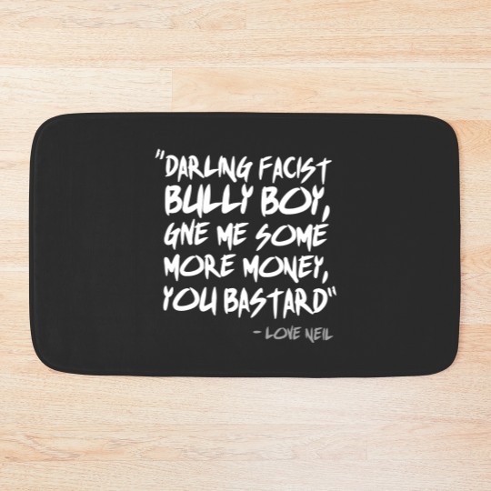 Discover The Young Ones Darling Facist Bully Boy Bath Mats