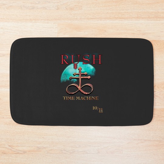 Discover Vintage 10/11 Rush Time Machine Tour Bath Mats