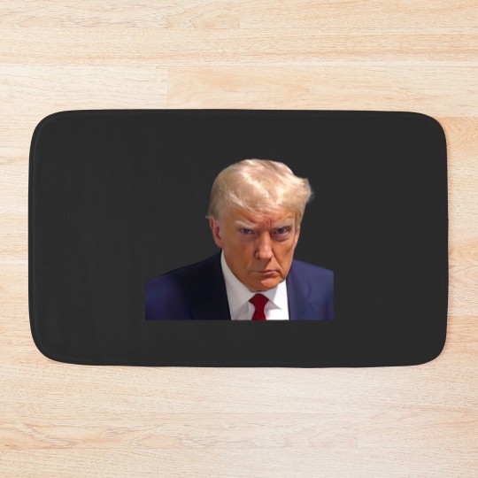 Discover -----------Donald-Trump Mugshot -------- Bath Mats