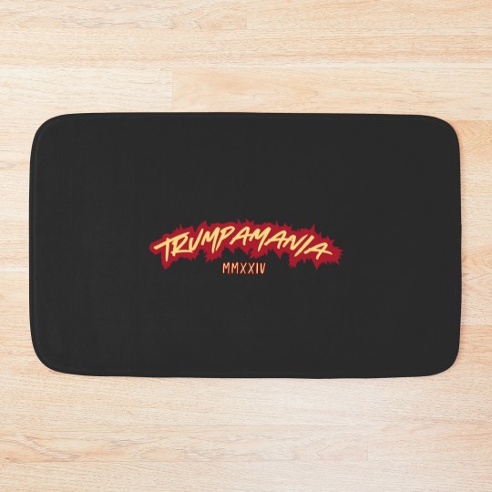 Discover Trumpamania 2024 Bath Mats, Trumpamania MMXXIV, Trump for President 2024 Bath Mats