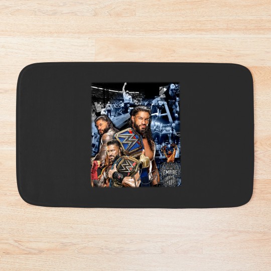 Discover Vintage Roman Reigns Bootleg Style Bath Mats, Roman Reigns