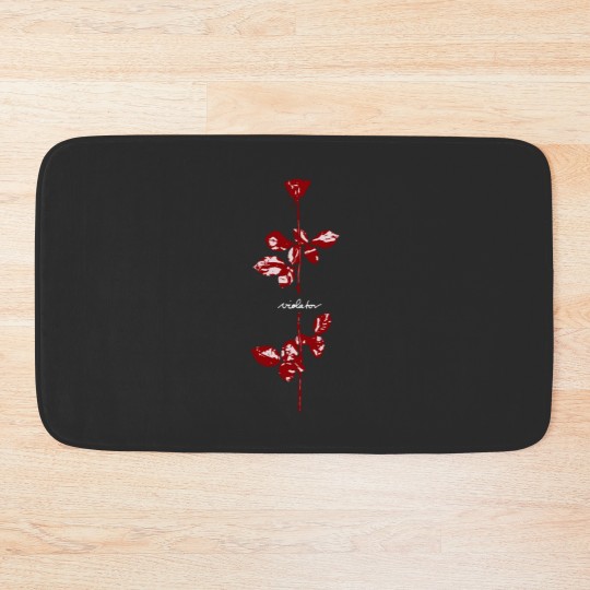 Discover Violator Red - Depeche Mode Bath Mats