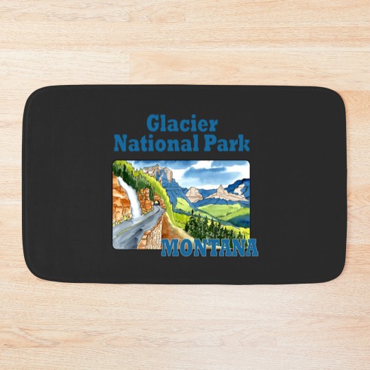 Discover Glacier National Park, Montana - Glacier National Park - Bath Mats