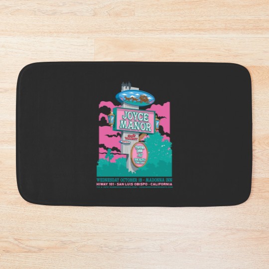 Discover Joyce Manor At Madonna Inn Show Bath Mats Tigers Jaw Size S-5XL, Multicolor