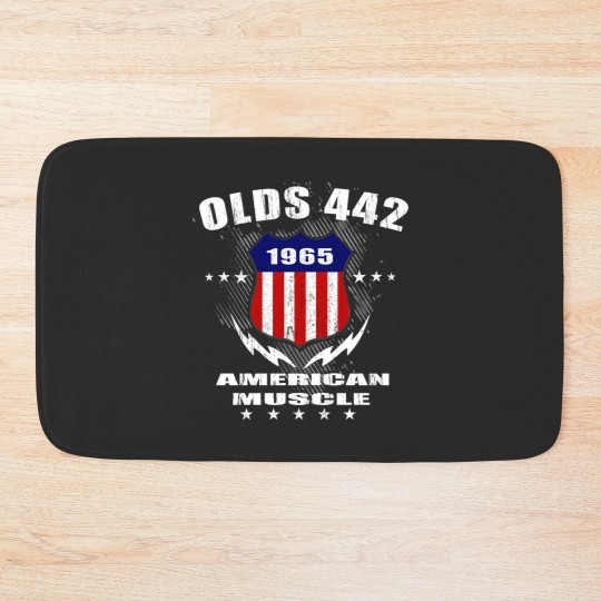 Discover 1965 Olds 442 American Muscle v3 Bath Mats