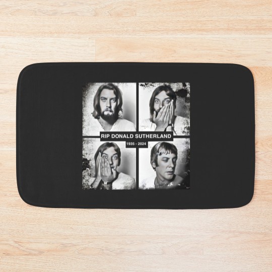 Discover Donald Sutherland Bath Mats, Donald Sutherland Tribute Bath Mats