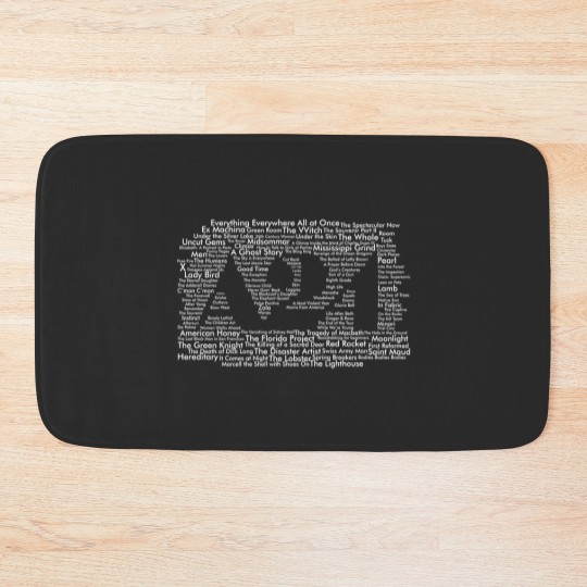 Discover A24 Bath Mats, Every A24 Film Ever Made on One Bath Mats
