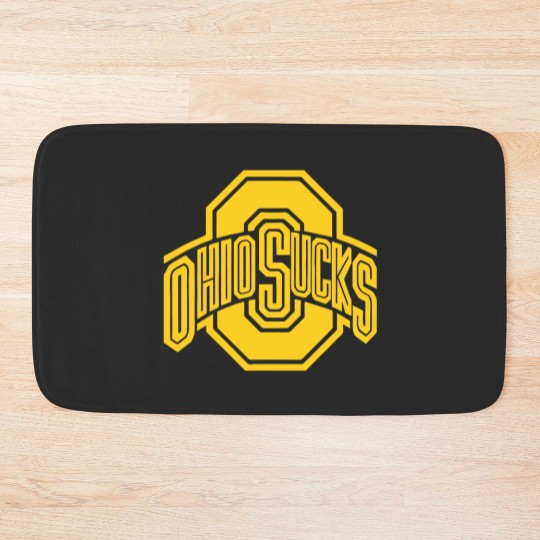 Discover Ohio Sucks Bath Mats for Michigan Wolverine fans