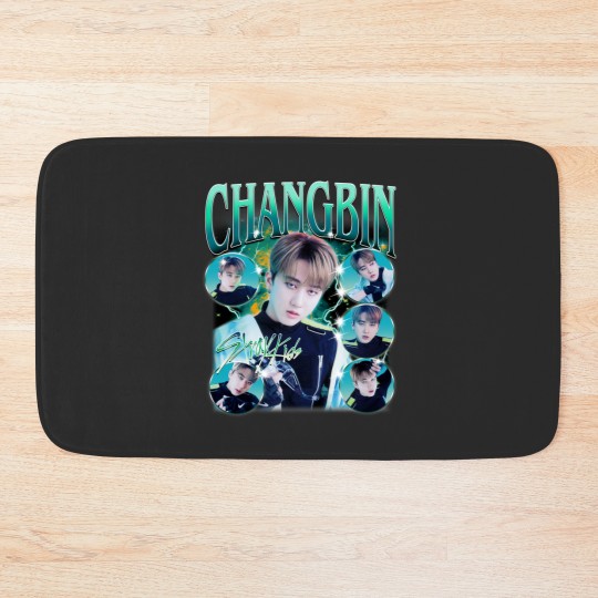 Discover Exclusive Stray Kids Changbin Bootleg Bath Mats
