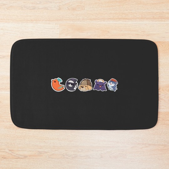 Discover HoloMyth Mascots pack - Hololive Bath Mats