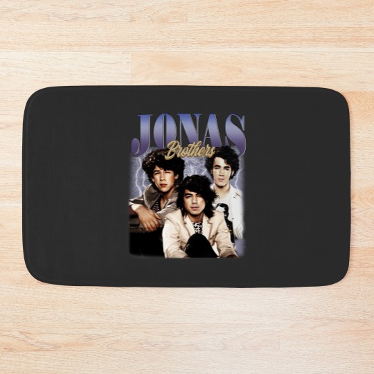Discover Jonas Brothers 90s Vintage Bath Mats