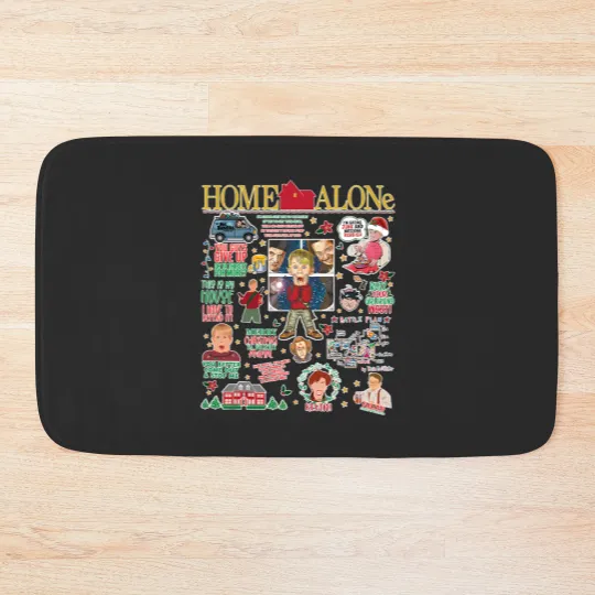 Discover Bath Mat - Home Alone Theme - 90s Christmas Movie