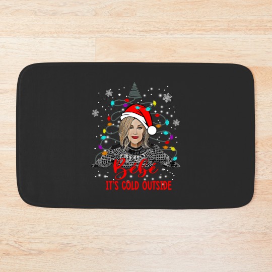 Discover Bebe Cold Outside Christmas Bath Mats - Moira Rose Schitt's Creek Collection
