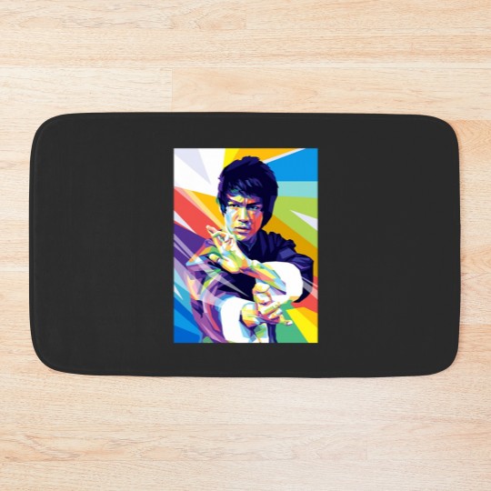 Discover Bruce art lee Bath Mats