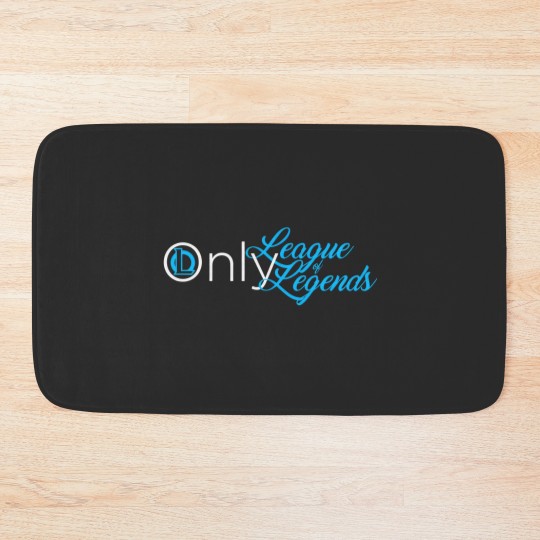Discover Funny League Of Legends Bath Mat
