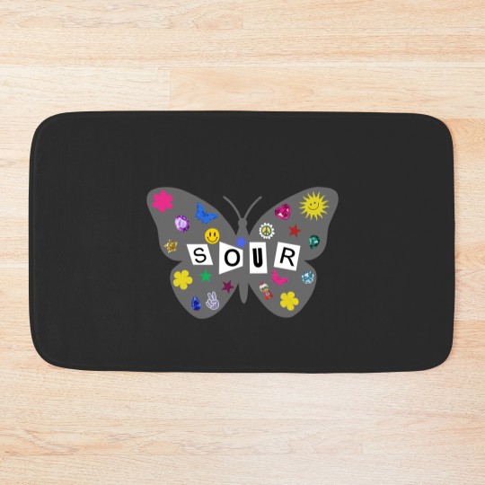 Discover Olivia Rodrigo Bath Mats Kids Sour Guts Vampire Olivia Rodrigo Bath Mats