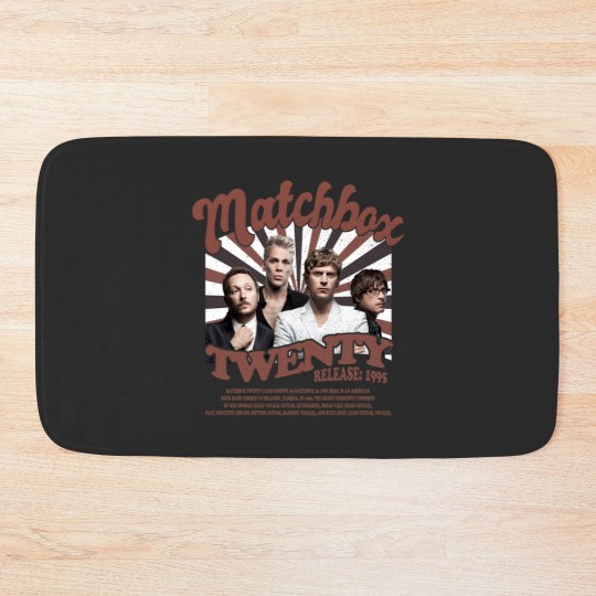 Discover Matchbox Twenty Merch Music Bath Mats