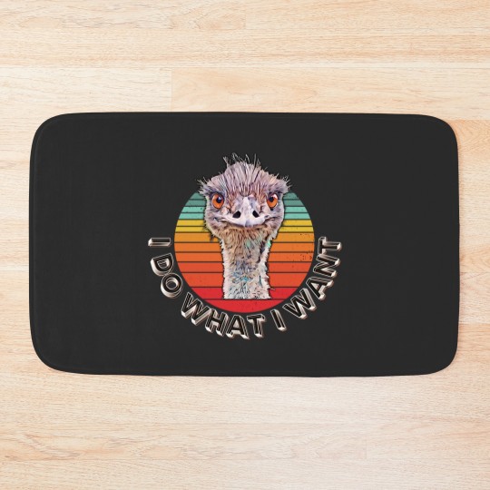 Discover Emmanuel the Emu, Emmanuel Don't Do It Bath Mats