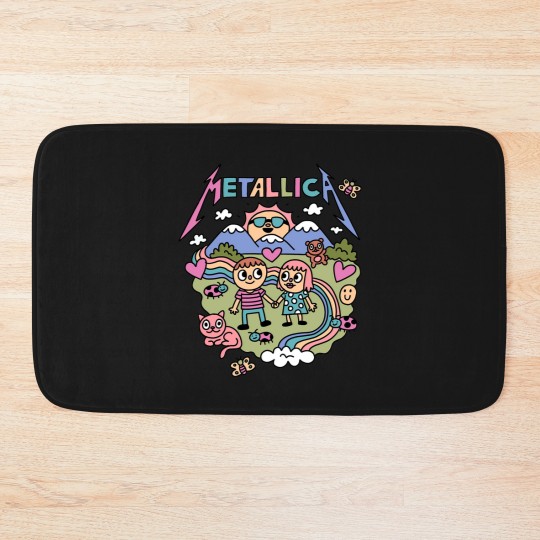 Discover metal band 2 Bath Mats