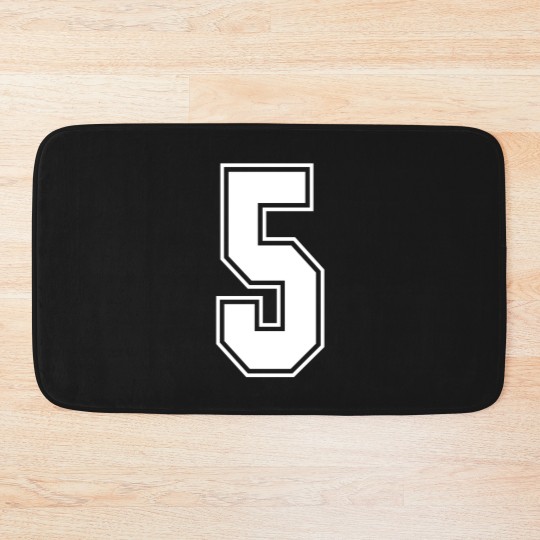 Discover Number 5 Bath Mats