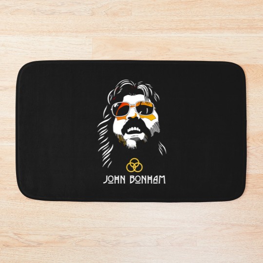 Discover John Bonham Bonzo Rock Musician Drummer Music Bath Mats