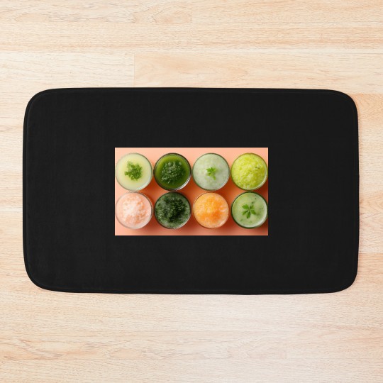 Discover 1063 Citrus Symphony Smoothies Bath Mats