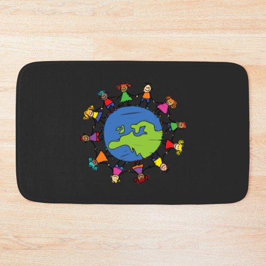 Discover Protect The Environment Earth Day With Children Bath Mats