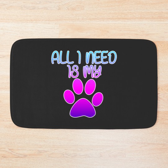 Discover Dog Lover Gift Bath Mat