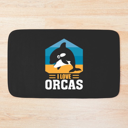 Discover Orca whale gift Bath Mats