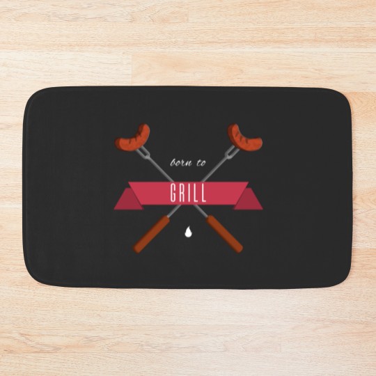 Discover Born 2 Grill Bath Mats