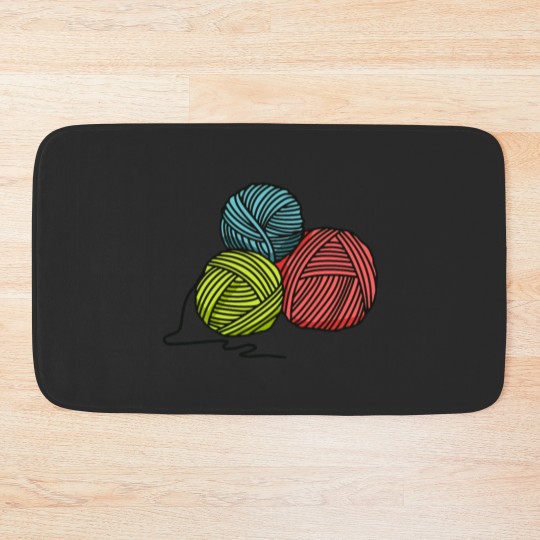 Discover yarn Bath Mats