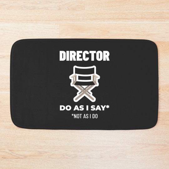 Discover Filmmaking Videography Film Video Director Funny Bath Mats